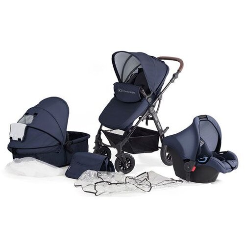 Kinderkraft moov kolica za bebe set 3U1 navy Cene