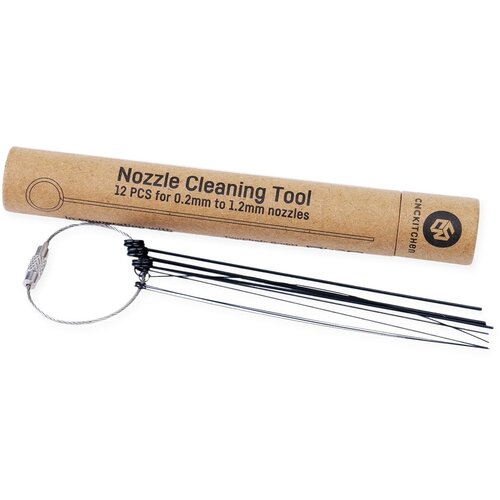 CNC Kitchen Nozzles Cleaning Wires, 0.2-1.4 mm (12 pcs) Cene