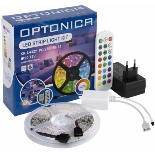Optonica led traka 5M 8W rgb set IP20 4322 Cene