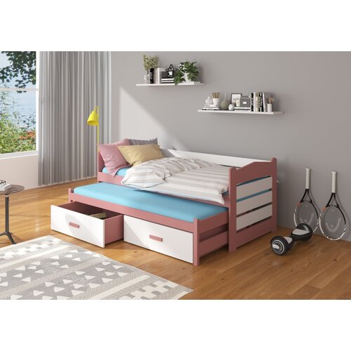 ADRK Otro�ka postelja TIARRO z vzmetnicama 97 cm - ROZA-BELA Cene
