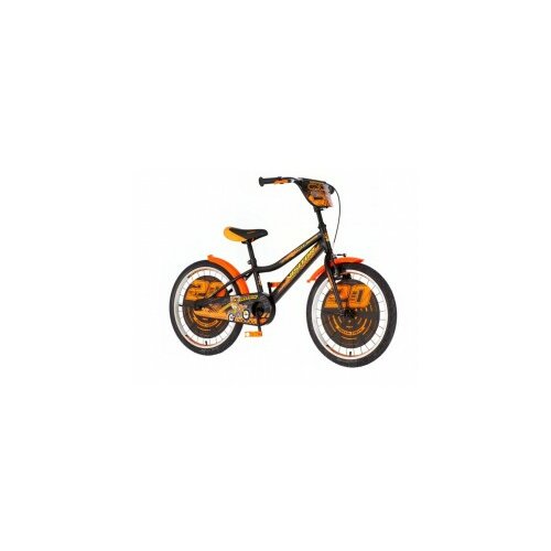 Visitor crno narandžasta moto cross mućka dečija bicikla -mot200 Cene