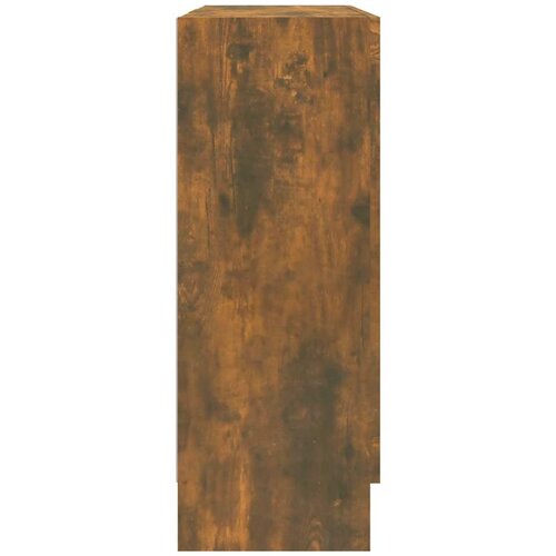  Vitrina boja dimljenog hrasta 82,5x30,5x80 cm konstruirano drvo Slike