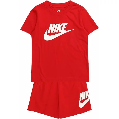 Nike Sportswear Komplet 'CLUB' rdeča / off-bela