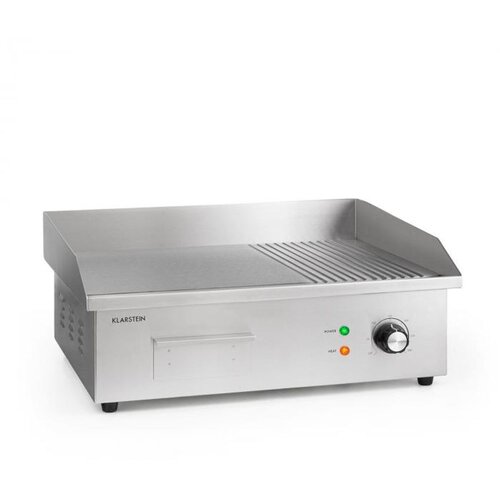 Klarstein Grillmeile 3000GR, električni žar, 3000 W, plošča za žar, 54,5 x 35 cm, gladek/rebrast Cene