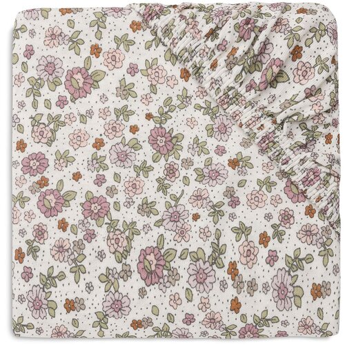 Jollein plahta za dječji krevetić 60x120 retro flowers Slike