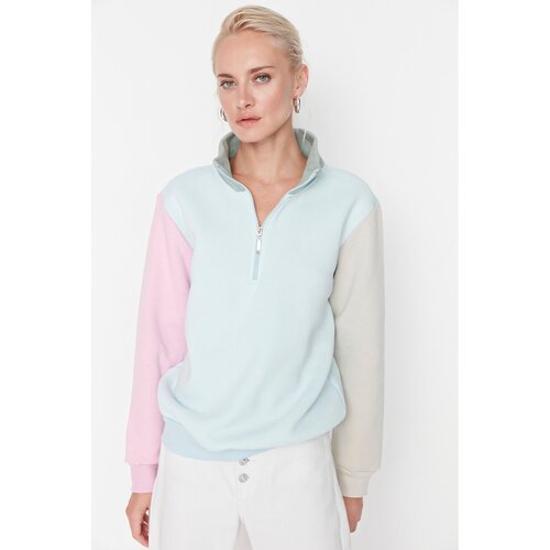 Trendyol Multicolor Basic Knitted Sweatshirt Slike