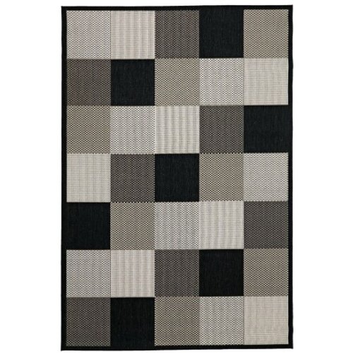  Tepih Bloks 133x195 crna/bež Cene