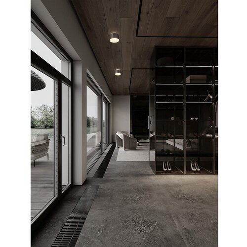 Nova Luce Siva aluminijasta LED stropna svetilka Ozen &amp;ndash; Slike