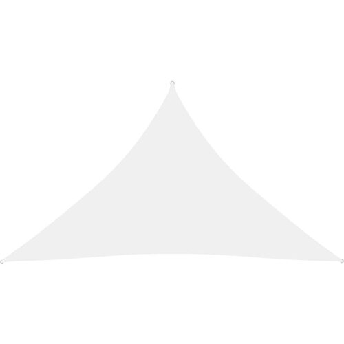  Senčno jadro oksford blago trikotno 3x3x4,24 m belo, (20609229) Cene