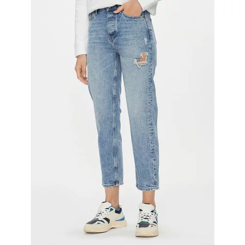 Tommy Hilfiger Jeans hlače Classic WW0WW39626 Modra Straight Fit