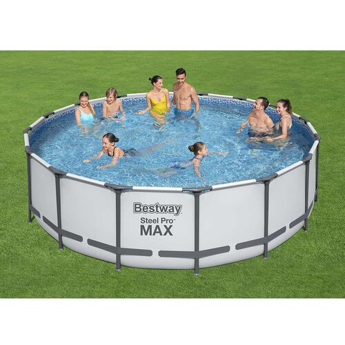 Bestway steel pro max 5612Z bazen za dvori&amp;scaron;te 488x122cm Slike