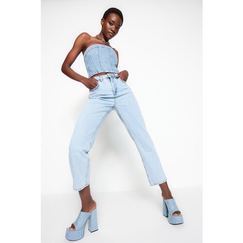 Trendyol Jeans - Blue - Straight Slike