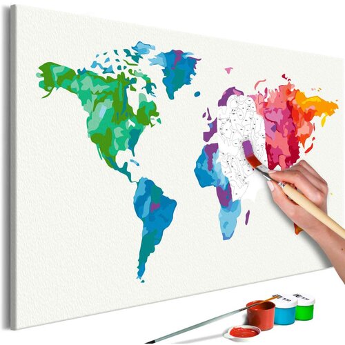  Slika za samostalno slikanje - Colours of the World 60x40 Cijene