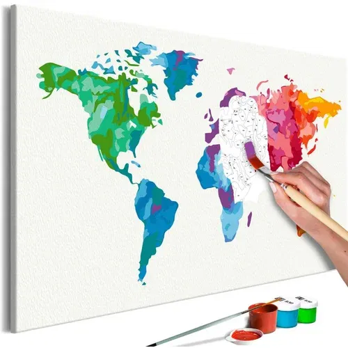  Slika za samostalno slikanje - Colours of the World 60x40