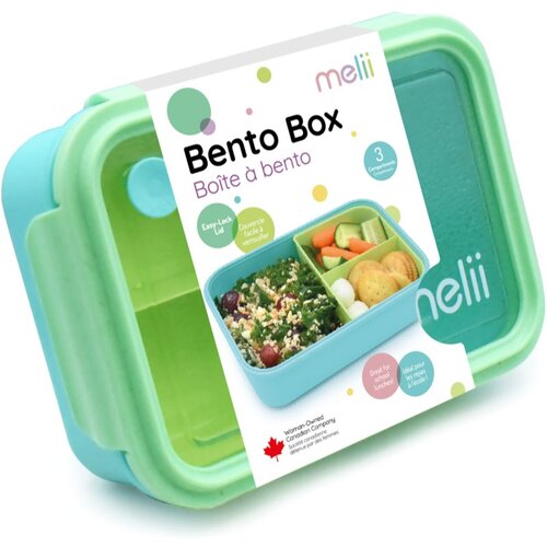 Melii Bento Box kutija za užinu Blue, Mint, Lime 1250 ml Cijene