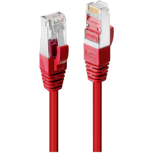 Lindy 45622 RJ45 omrežni kabel\, Patch kabel CAT 6 SF/UTP 1.00 m rdeča 1 kos, (20420027) Cene