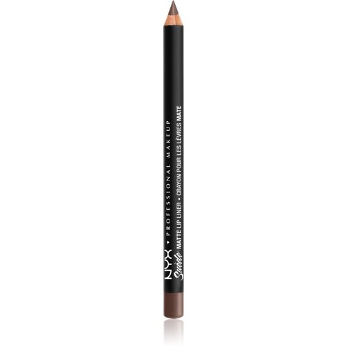 NYX Professional Makeup Suede Matte Lip Liner mat svinčnik za ustnice odtenek 21 Brooklyn Thorn 1 g Cene