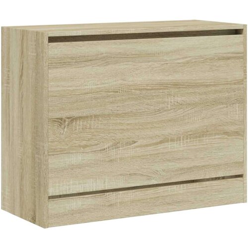 VidaXL ormarić za cipele boja hrasta 80x34x63 cm konstruirano drvo Slike