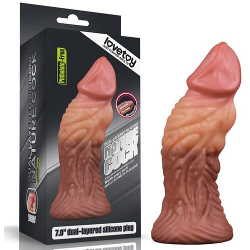 Lovetoy 2021 Dildo Lovetoy Dual - Layered Silicone Plug 7 Cene