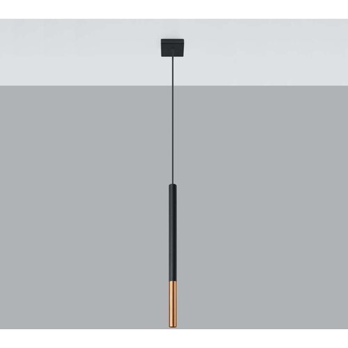  Sollux SL.0888 - Luster na sajli MOSAIC 1xG9/12W/230V crna/bakar Slike