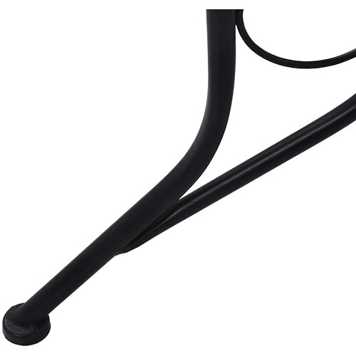 Bistro stolić s mozaikom sivi 60 cm keramički Slike