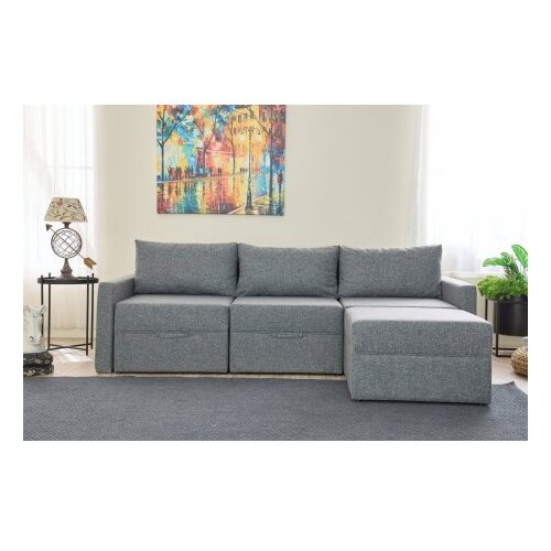 Atelier Del Sofa Ugaona sofa-krevet Saros Grey Slike