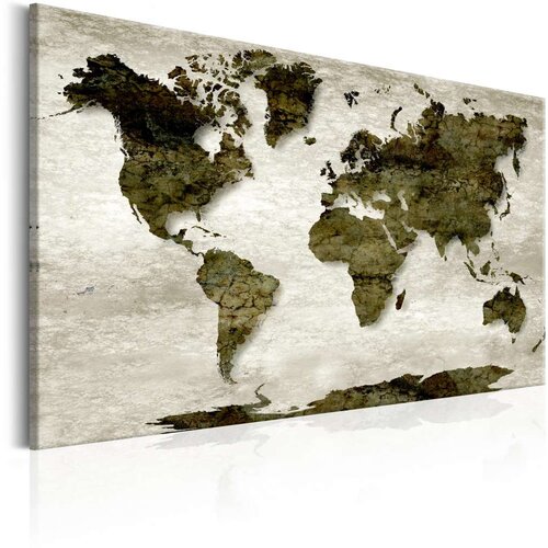  Slika - World Map: Green Planet 60x40 Slike