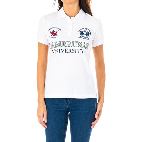 La Martina Polo majice kratki rokavi 2WPG65-00001 Bela Cene