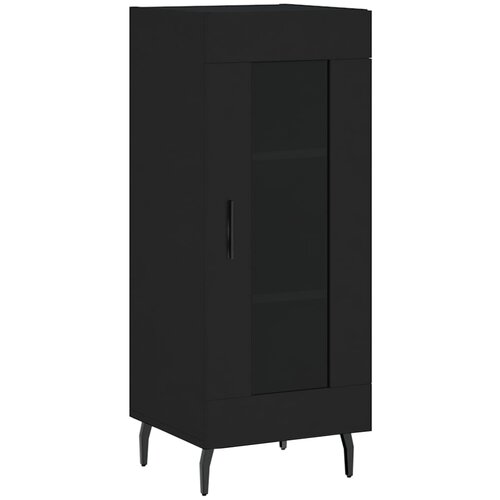 Maison Chic Komoda - Predalnik črna 34,5x34x90 cm inženirski les, (21715538) Slike