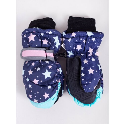 Yoclub Kids's Children's Winter Ski Gloves REN-0203G-A110 Navy Blue Slike