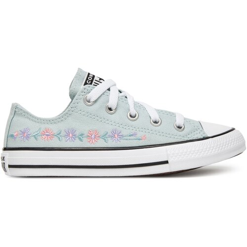 Converse Modne superge Chuck Taylor All Star Florals A11776C Svetlo modra Slike