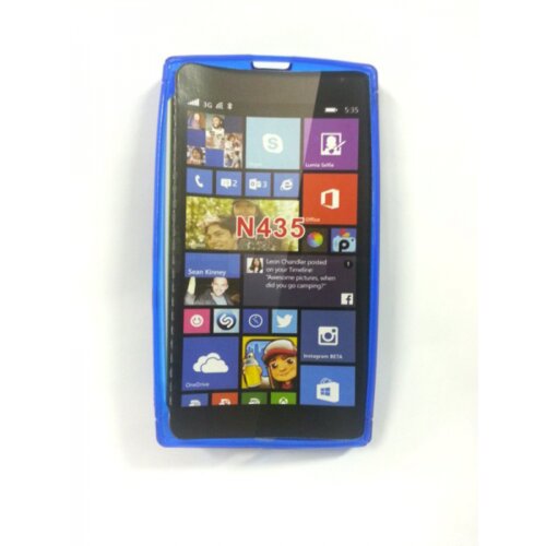  S silikonski ovitek Nokia LUMIA 435 moder Cene