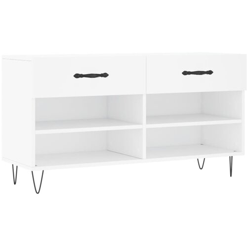 Maison Chic Klop za čevlje - Sedež za čevlje bela 102x35x55 cm inženirski les, (21777767) Cene