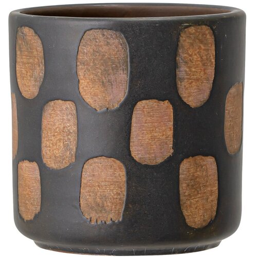 Bloomingville tegla za cvijeće od terakote Avo Deco, visina 12 cm Slike
