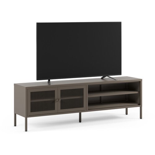 Marckeric Siva metalna TV komoda 160x50x35 cm Fayna &amp;ndash; Slike