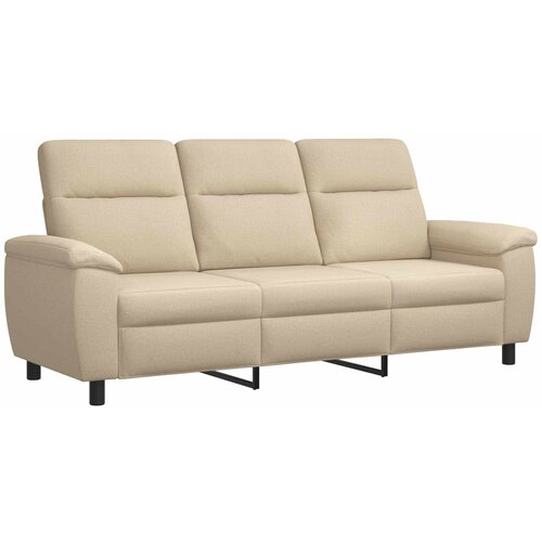 SOFA Krem 214 x 90 x 95 cm Tkanina Slike
