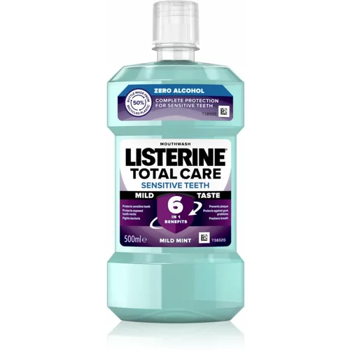 Listerine Total Care Sensitive ustna voda za popolno zaščito občutljivih zob 500 ml