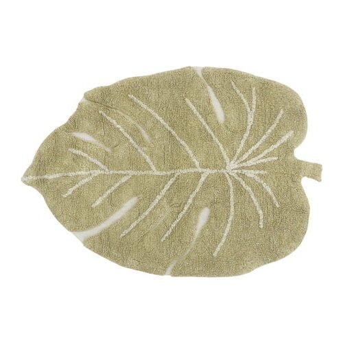 Lorena Canals Preproga mini monstera olivna, 75x100 Cene
