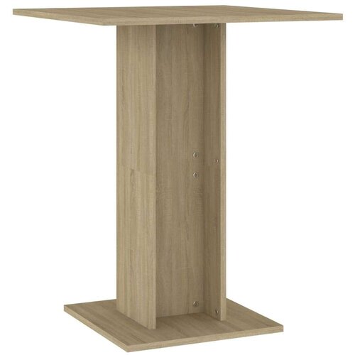  Bistro stol boja hrasta sonome 60x60x75 cm konstruirano drvo Slike
