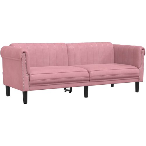  3-dijelni set sofa ružičasti bar&amp;scaron;unasti Slike