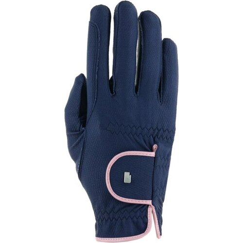 Roeckl Jahalne rokavice Lona - Navy/Vintage Pink - 7 Cene