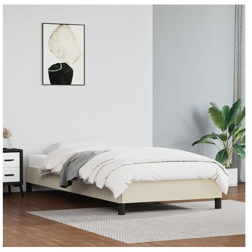  okvir za krevet krem 100x200 cm od umjetne kože Cene
