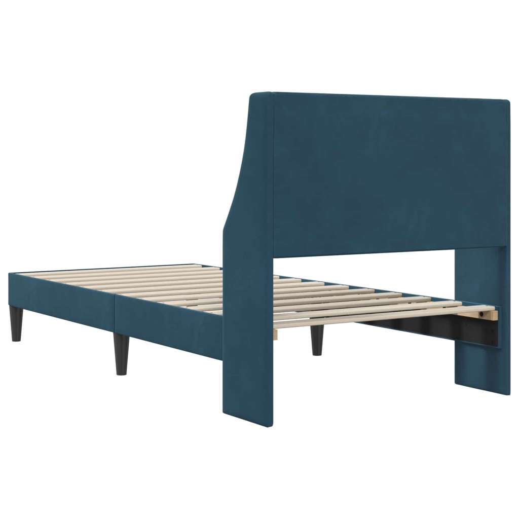  Okvir za krevet s uzglavljem Plava 80 x 200 cm Bar&amp;scaron;un - Plava 80 x 200 cm Slike