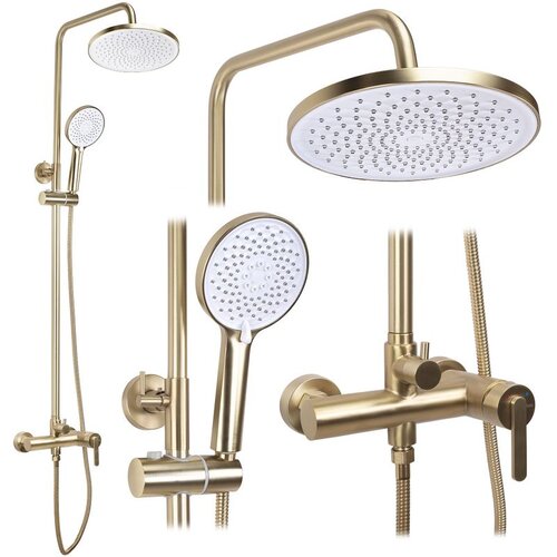 REA Bath Tu&amp;scaron; set Rea Ontario Brush Gold Slike