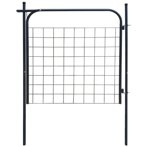 vidaXL Vrata za vrtno ograjo 100x100 cm antracitne barve Cene