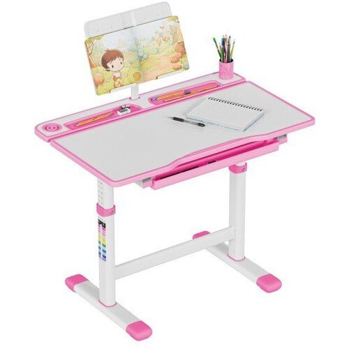 Podesivi dječji stol Study 3.0 Pink 66 cm Slike