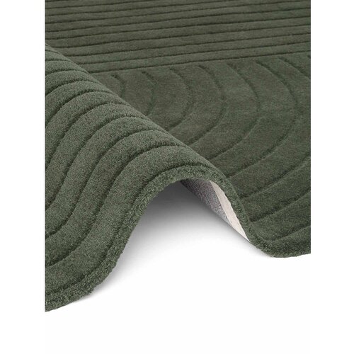 Vikosa Temno zelena ročno tkana volnena preproga 160x230 cm Arcura &amp;ndash; Slike