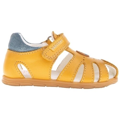 Pablosky Sandali & Odprti čevlji Savana Barefoot Kids Sandals 051780 - Tuorlo Rumena Cene