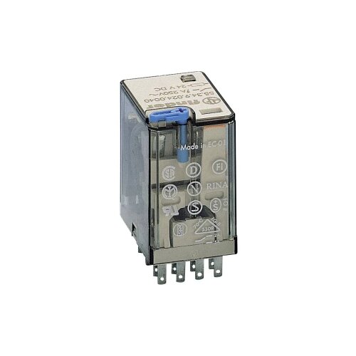 Finder 55.34.9.024.0070 Utični relej 24 V/DC 7 A 4 prebacivanje 10 ST Tray Slike