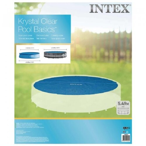 Intex solarna navlaka za bazen plava 538 cm polietilenska Cijene